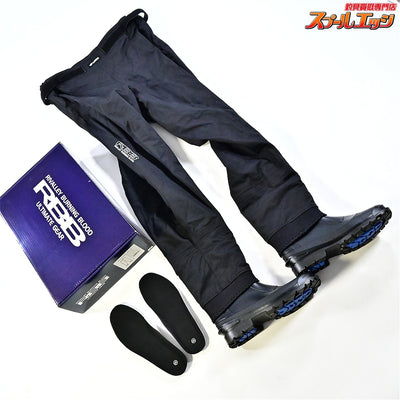 【リバレイ】 RBB ウエストサーフウェーダー ブラック 2XL 28.5cm PCVソール仕様 中敷き付 RIVALLEY K_120