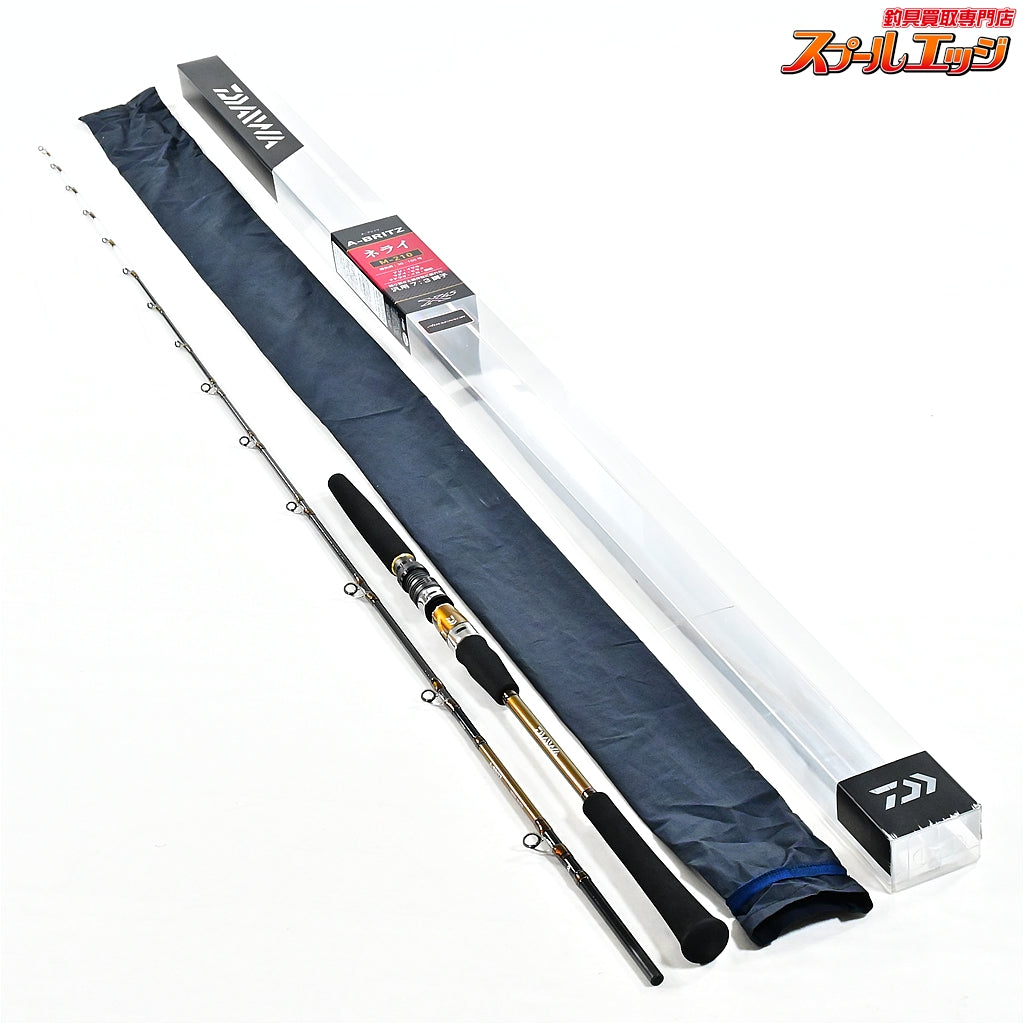 【ダイワ】 A-ブリッツ ネライ M-210・E 使用1回 DAIWA A-BRITZ NERAI アジ ヒラメ マダイ K_197