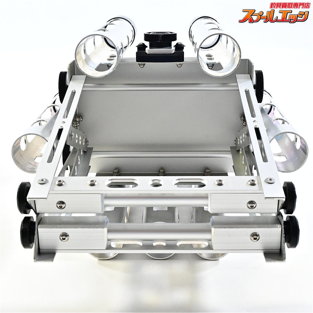 【ロデオクラフト】 スーパーカスタムロッドスタンド 7本仕様 シルバー アルミ製 角度調整 転倒防止機能搭載 Rodio-Craft SUPER CUSTOM ROD-STAND K_150