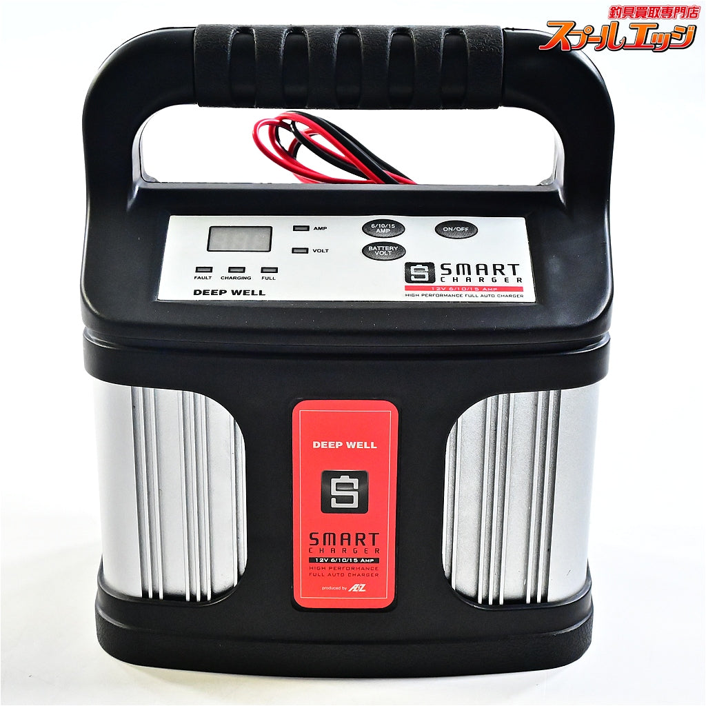【岡田商事】 ディープウェル スマートチャージャー DW-15S 12V 6/10/15A バッテリー OKADA DEEP WELL K_100