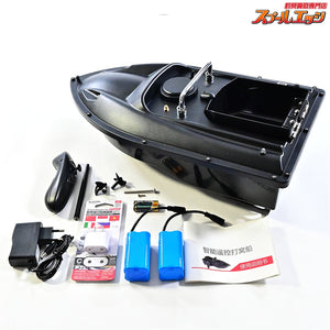 【Kinbelle】 RC ベイトボート 撒き餌ボート リモコン式 外部バッテリー2個付き BAIT BORT K_100