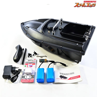 【Kinbelle】 RC ベイトボート 撒き餌ボート リモコン式 外部バッテリー2個付き BAIT BORT K_100