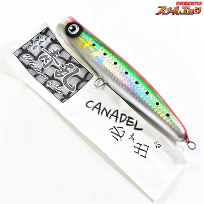 【青乱】 カナデル ポッパー 200mm レッドxグリーン AORAN CANADEL wood 海水用ルアー K_060