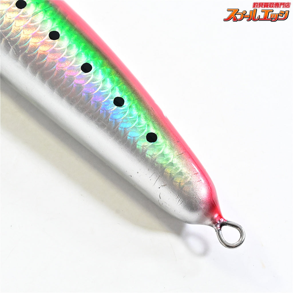 【青乱】 カナデル ポッパー 200mm レッドxグリーン AORAN CANADEL wood 海水用ルアー K_060