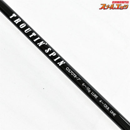 【スミス】 スーパーストライク トラウティンスピン GS70TR・7 SMITH TROUTIN SPIN イワナ ニジマス ヤマメ K_152