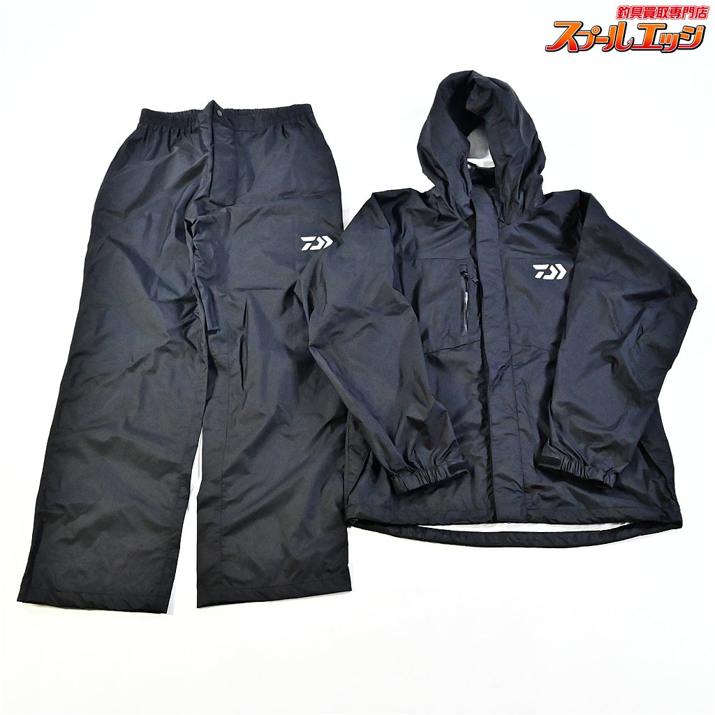 【ダイワ】 レインマックスR レインスーツ DR-3823 サイズアジアM ブラック DAIWA RAINMAX 雨具 カッパ K_060
