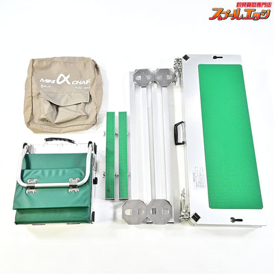 【須永工業】 ワンタッチ釣台 王座 スノーピークミニαチェア F-22付 SUNAGA-KOGYO TSURIDAI ヘラブナ K_168