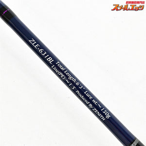 【ゼニス】 ゼロシキ ライトスペック STK ZLE-631BL エボルブ ZENITH ZEROSHIKI Light Spec ワラサ ブリ タチウオ K_235