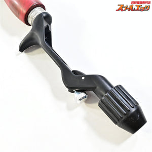【ブライトリバーxイノワークス】 チャッカーグリップ フラットブラック シングル レッドマーブル 全長25.5cm グリップ部10cm チャンピオンフェルール BRIGHT-LIVERxino works CHUCKER Custom grip K_060