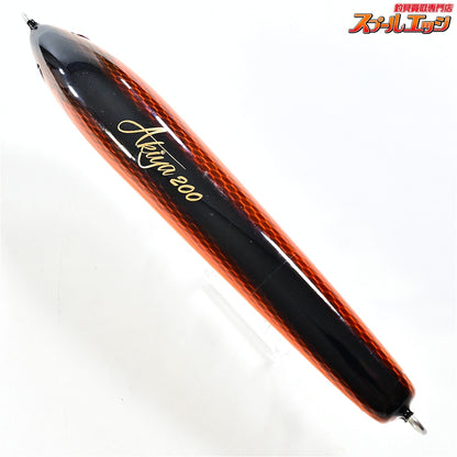 【ウッドリーム】 アキヤ 200 鈴清オレンジ レッドアイ 限定カラー WooDream Akiya ペンシル キハダ ヒラマサ K_060