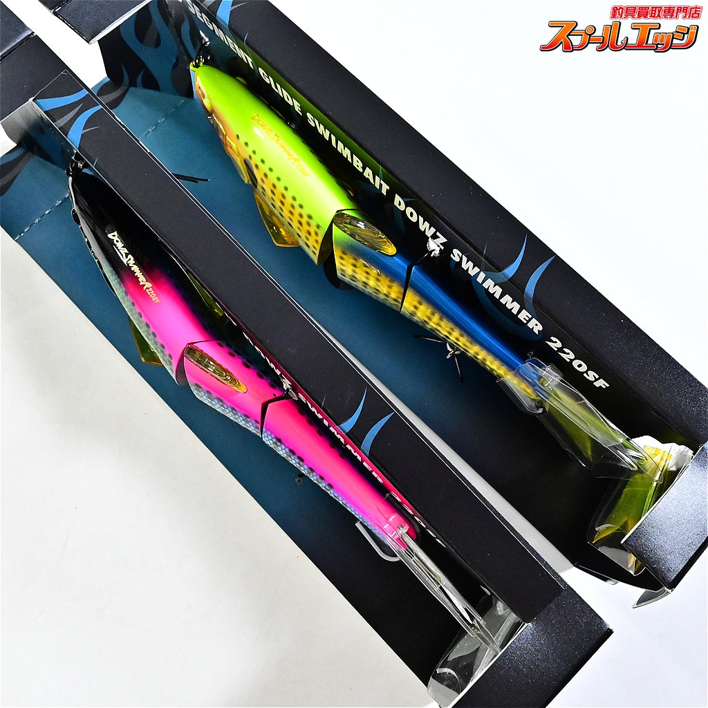 【ジャッカル】 ダウズスイマー 220SF スペアテール付 ソルト系カラー 4点セット JACKALL DOWS SWIMMER  海水用ルアー K_100