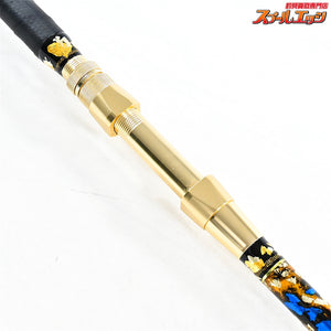 【ごまプリン】 ゴマスティック 鬼滅の刃のデザイン 我妻善逸 ユーチューブ掲載品 Sグラス 13mm-170cm GAMA-STICK キハダマグロ ヒラマサ カンパチ K_212