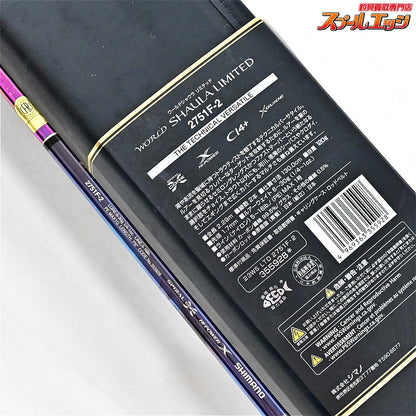 【シマノ】 23ワールドシャウラ リミテッド 2751F-2 SHIMANO WORLD SHAULA LIMITED LTD ブラックバス K_183