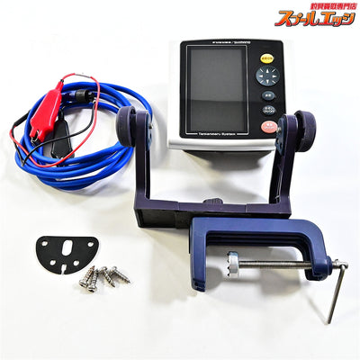【シマノxフルノ】 09探見丸 CV-FISH アキュフィッシュ対応 電源ケーブル&固定クランプ付 SHIMANOxFURUNO TANKEN-MARU 魚探 K_060