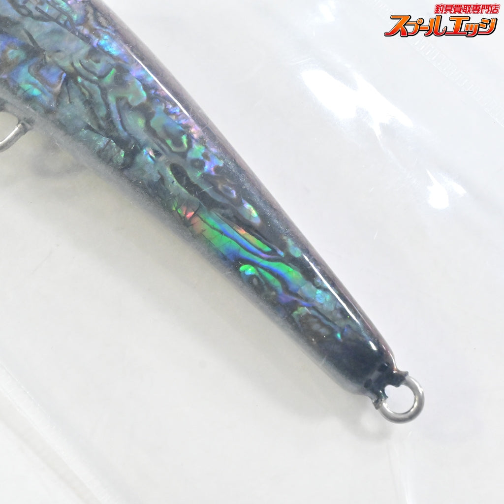 【ウッドリーム】 アキヤ 120S シンキング ブラックアワビ シェル貼り アバロン Woodream Akiya 海水用ルアー K_060