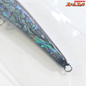【ウッドリーム】 アキヤ 120S シンキング ブラックアワビ シェル貼り アバロン Woodream Akiya 海水用ルアー K_060