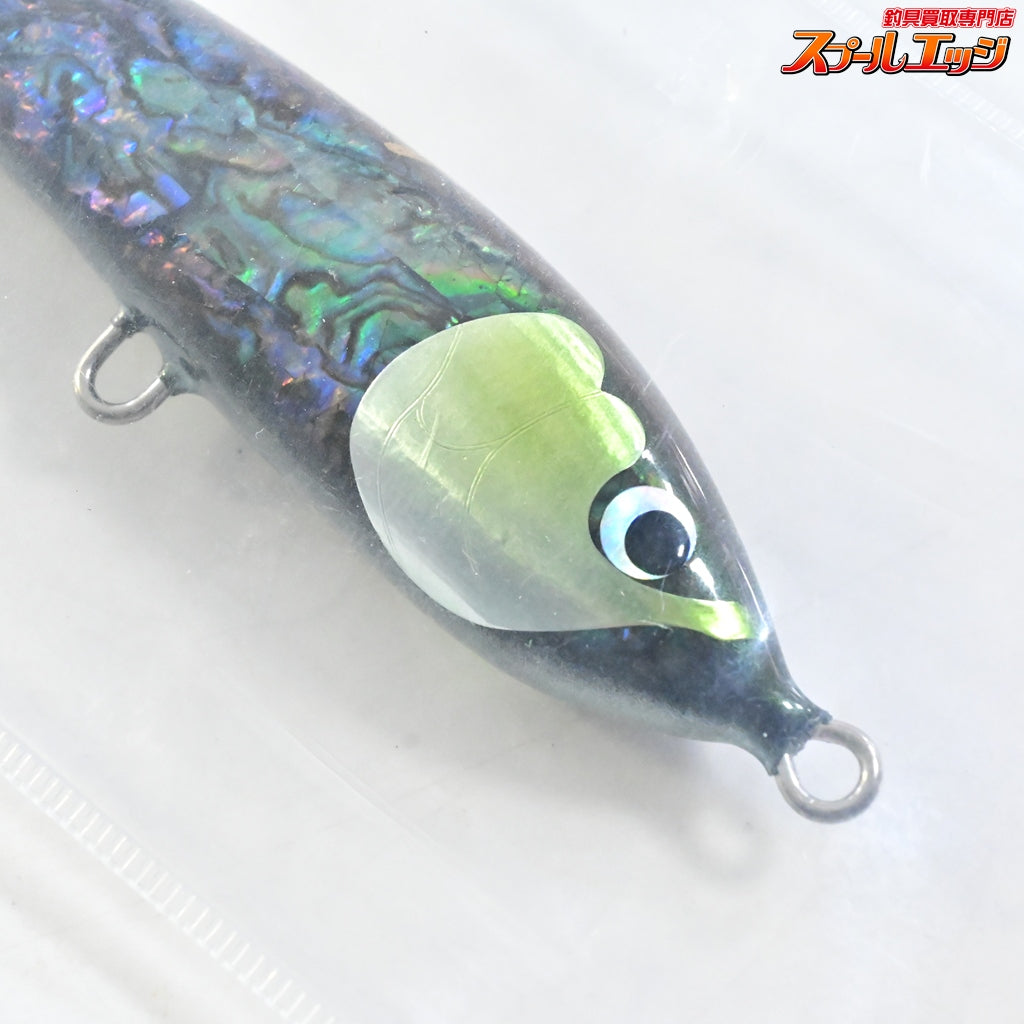 【ウッドリーム】 アキヤ 120S シンキング ブラックアワビ シェル貼り アバロン Woodream Akiya 海水用ルアー K_060