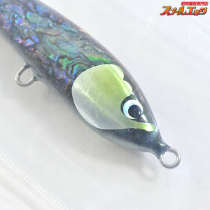 【ウッドリーム】 アキヤ 120S シンキング ブラックアワビ シェル貼り アバロン Woodream Akiya 海水用ルアー K_060