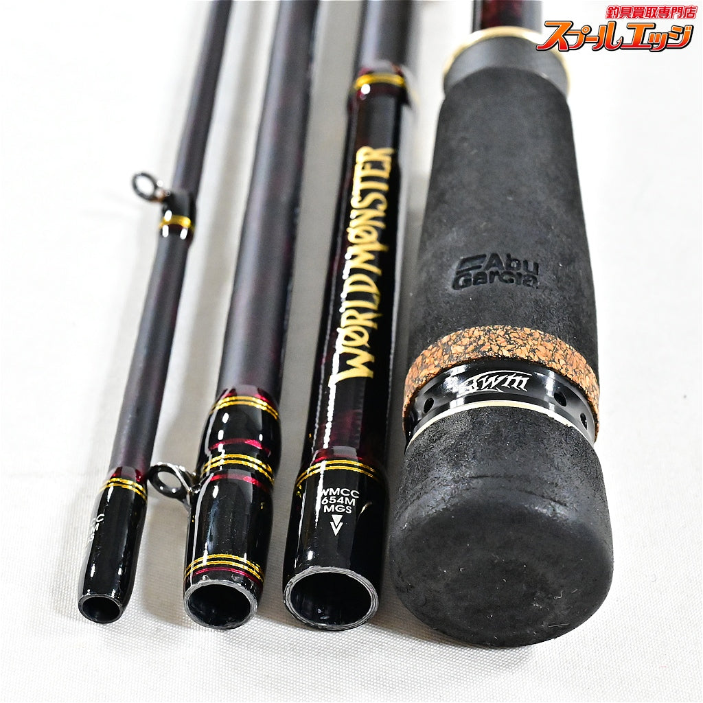 【アブガルシア】 ワールドモンスター WMCC-654M MGS Abu Garcia WORLD MONSTER ブラックバス シーバス ナマズ  K_103