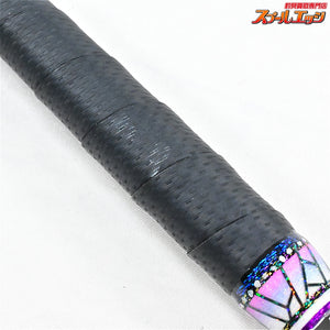 【ごまプリン】 ゴマスティック 鬼滅の刃のデザイン 胡蝶しのぶ ユーチューブ掲載品 Sグラス 13mm-170cm GAMA-STICK キハダマグロ ヒラマサ カンパチ K_212