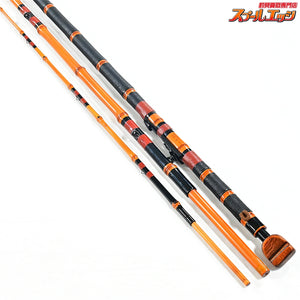 【竿かづ】 別誂作 石鯛竿 18.2尺 全長5.495cm 3本継 竹製和竿 SAOKAZU イシダイ K_258