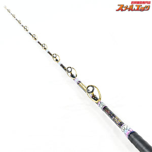 【ごまプリン】 ゴマスティック 鬼滅の刃のデザイン 胡蝶しのぶ ユーチューブ掲載品 Sグラス 13mm-170cm GAMA-STICK キハダマグロ ヒラマサ カンパチ K_212