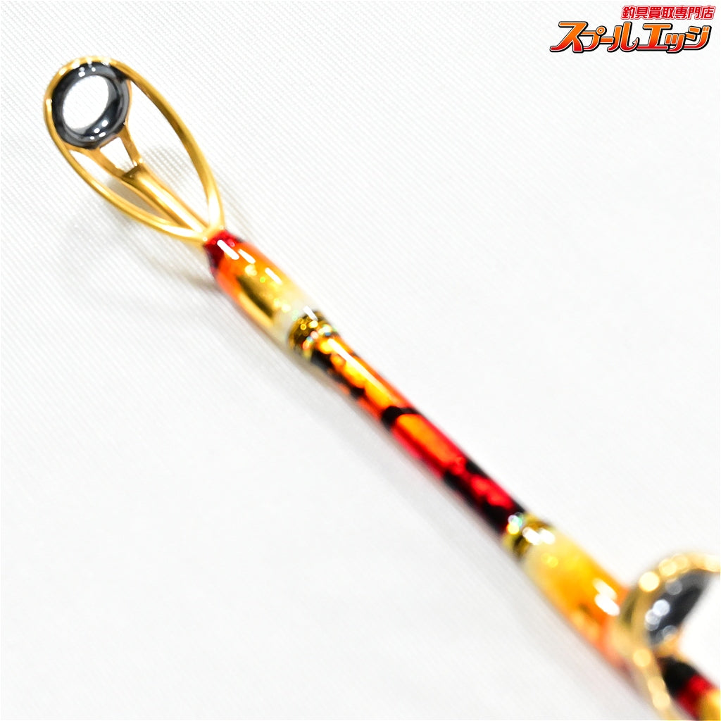 【ごまプリン】 ゴマスティック 鬼滅の刃のデザイン 煉獄杏寿郎 ユーチューブ掲載品 Sグラス 13mm-170cm GAMA-STICK キハダマグロ ヒラマサ カンパチ K_212