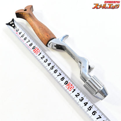 【ブライトリバー】 チャッカー ポリッシュシルバー&イーナンバープロダクツ フィッシュテールグリップ 110ストレート ロットNO.028装着 BRIGHT-LIVER CHUCKER E-No Products K_060