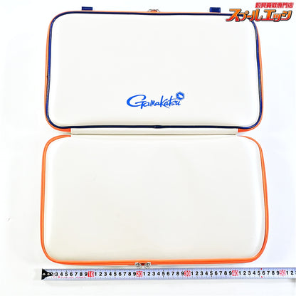 【がまかつ】 がまへら ライトバッグ4 GB392 & ライトクッション4 GM2580 PVC素材 ホワイト/ブルー GAMAKATSU LIGHT-BAG へらバッグ へらクッション K_162