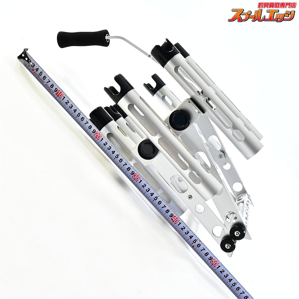 【ロデオクラフト】 スーパーカスタムロッドスタンド 7本仕様 シルバー アルミ製 角度調整 転倒防止機能搭載 Rodio-Craft SUPER CUSTOM ROD-STAND K_150