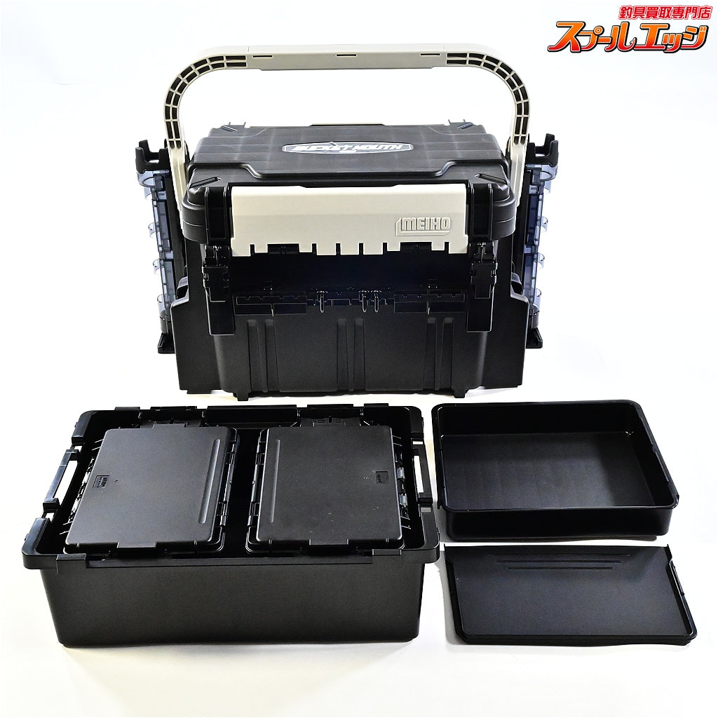 【明邦】 メイホウ バケットマウス BM-7000 トランスフォームA&BM-250ライトロッドホルダー2本&マルチハンガー装着 MEIHO タックルボックス K_100