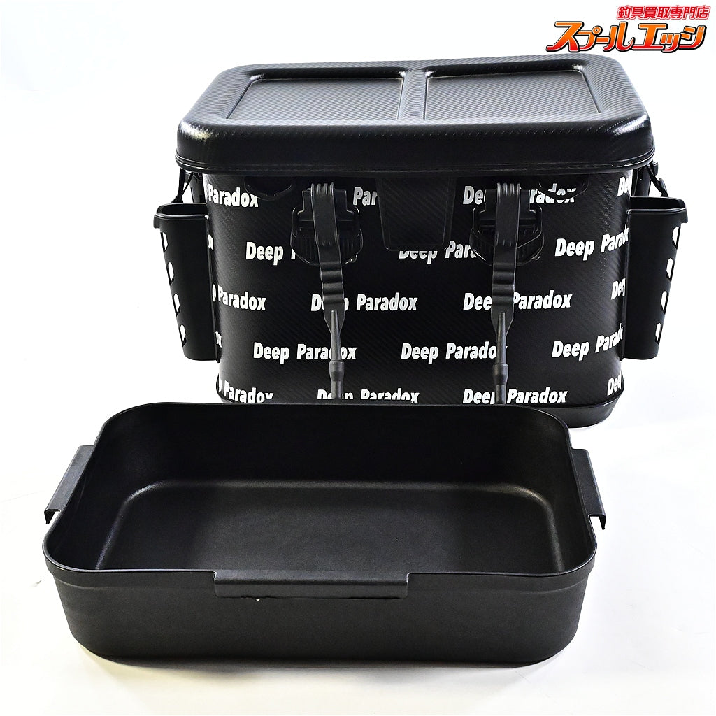 【ロデオクラフトxディープパラドックス】 RCカーボンタックルバッグ HBB-40RC 蓋ブラック Rodio craft Deep Paradox K_147