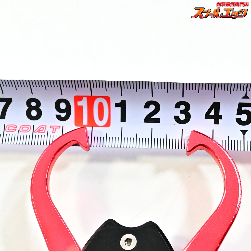 【カハラジャパン】 KJリップグリップ 谷山商事オリジナルカラー ブラック/レッド フィッシュグリップ KAHARA K_060