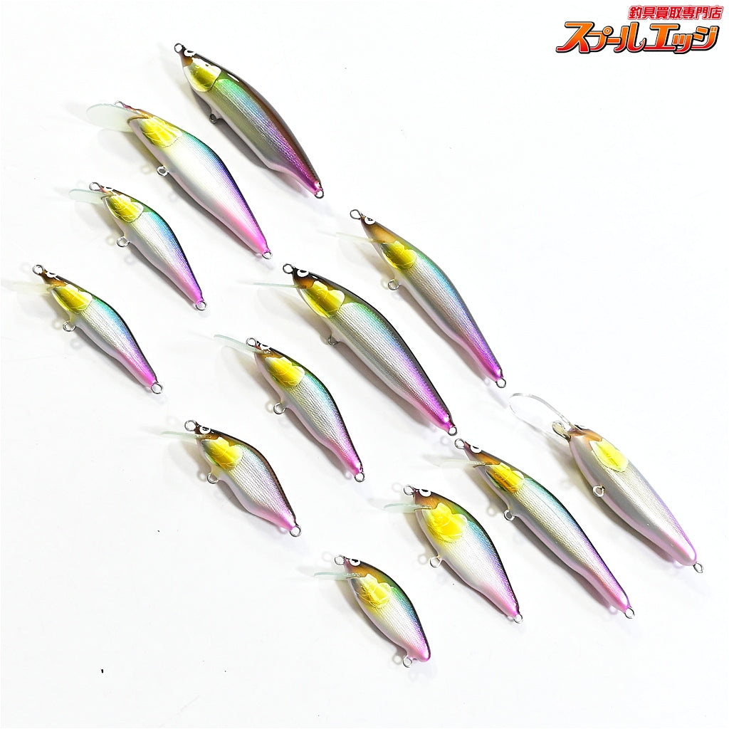 【ウッドリームxエムアイレ】 アルボル 正影ワカサギフルコンプリート 12個セット WoodreamxMAIRE Arbor 淡水用ルアー K_060