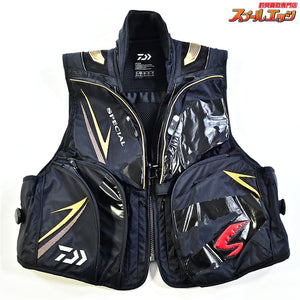 【ダイワ】 スペシャル バリアテック ショートベスト DV-1023 170/88A サイズM マスターブラック DAIWA SPECIAL 鮎ベスト K_160