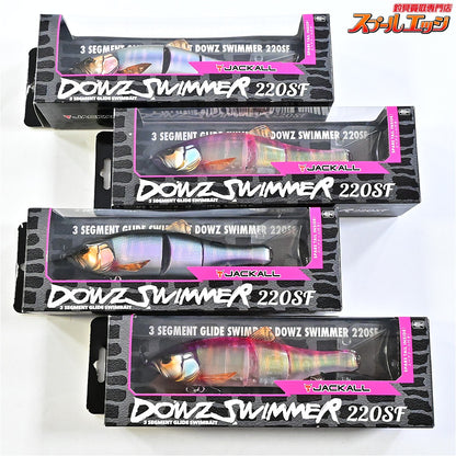 【ジャッカル】 ダウズスイマー 220SF スペアテール付 淡水系カラー 4点セット JACKALL DOWS SWIMMER 淡水用ルアー K_100