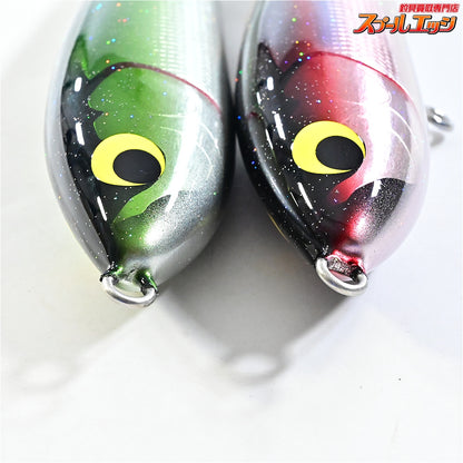 【ウッドリーム】 アキヤ 200 グリーンバックラメ&ワインバックラメ 2個セット Woodream Akiya 海水用ルアー K_060