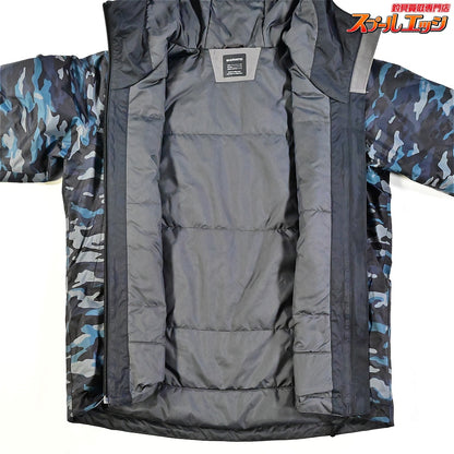 【シマノ】 ベーシックインサレーション レインスーツ01 RB-057X 上下セット ブラックマルチカモ サイズアジアM SHIMANO K_080
