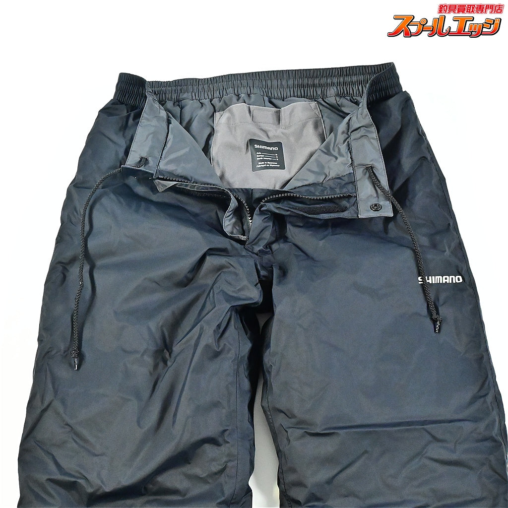 【シマノ】 ベーシックインサレーション レインスーツ01 RB-057X 上下セット ブラックマルチカモ サイズアジアM SHIMANO K_080