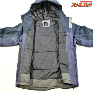 【シマノ】 インサレーション レインジャケット RB-034W ブルーチャコール サイズアジアXL SHIMANO RAIN JACKET 防寒 防水 K_080