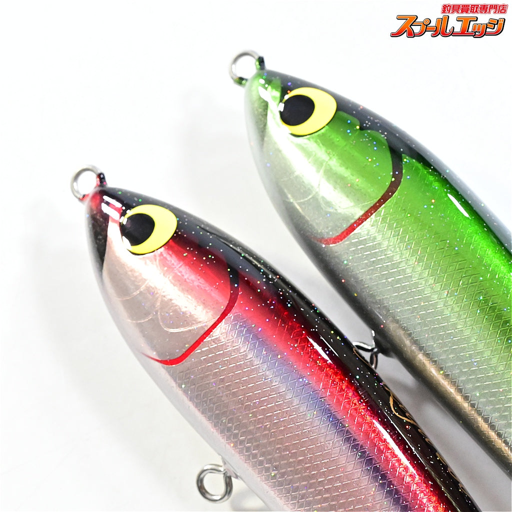 【ウッドリーム】 アキヤ 200 グリーンバックラメ&ワインバックラメ 2個セット Woodream Akiya 海水用ルアー K_060