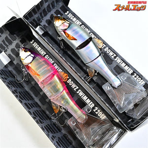 【ジャッカル】 ダウズスイマー 220SF スペアテール付 淡水系カラー 4点セット JACKALL DOWS SWIMMER 淡水用ルアー K_100