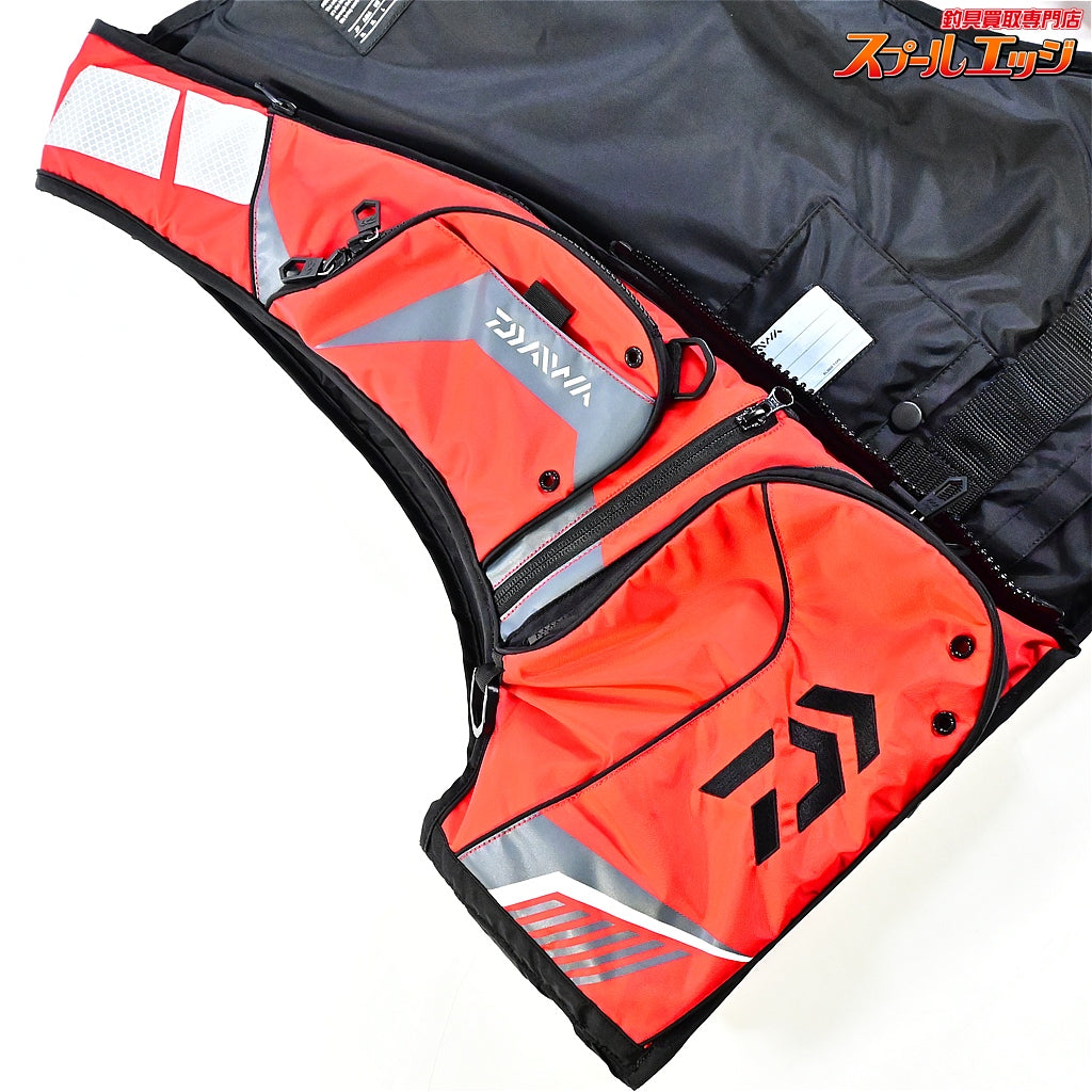 【ダイワ】 フローティングベスト DF-3420 レッド サイズサジアXL 2022年9月製造 桜マーク有 ケース付 DAIWA ライフジャケット K_100