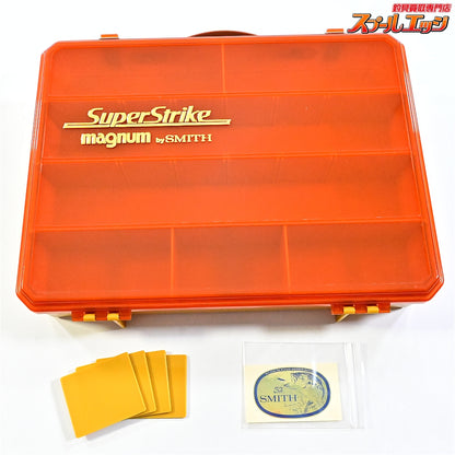 【スミス】 スーパーストライク マグナム タックルボックス スミス50thステッカー付 SMITH SuperStrike Magnum K_100