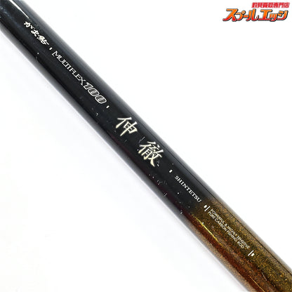 【がまかつ】 がま鮎 マルチフレックス 100 伸徹 硬調 80-90 替え穂2本付 GAMAKATSU MULTIFLEX SHINTETSU アユ K_179