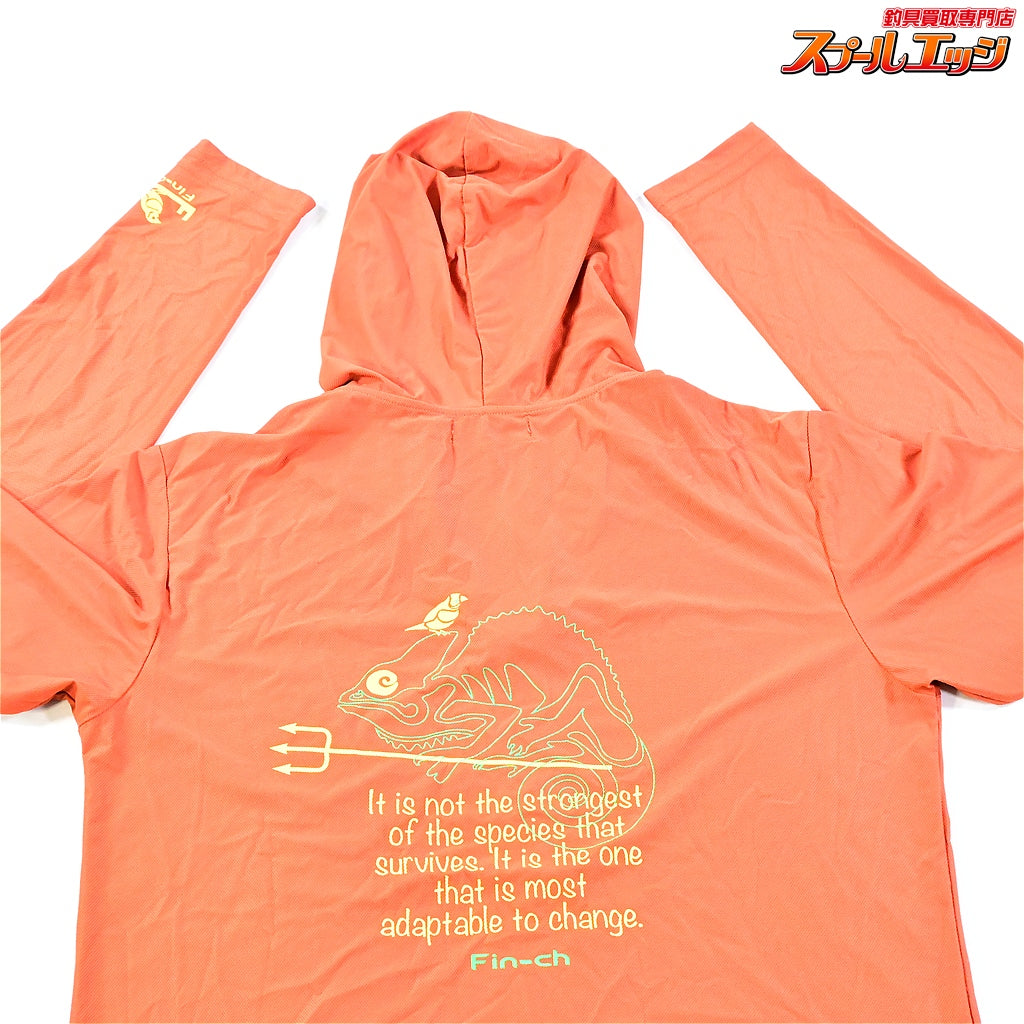 【フィンチ】 マルチェナ シルキークールドライ 銀朱色 サイズXL Fin-ch Marchena silkycooldry K_060