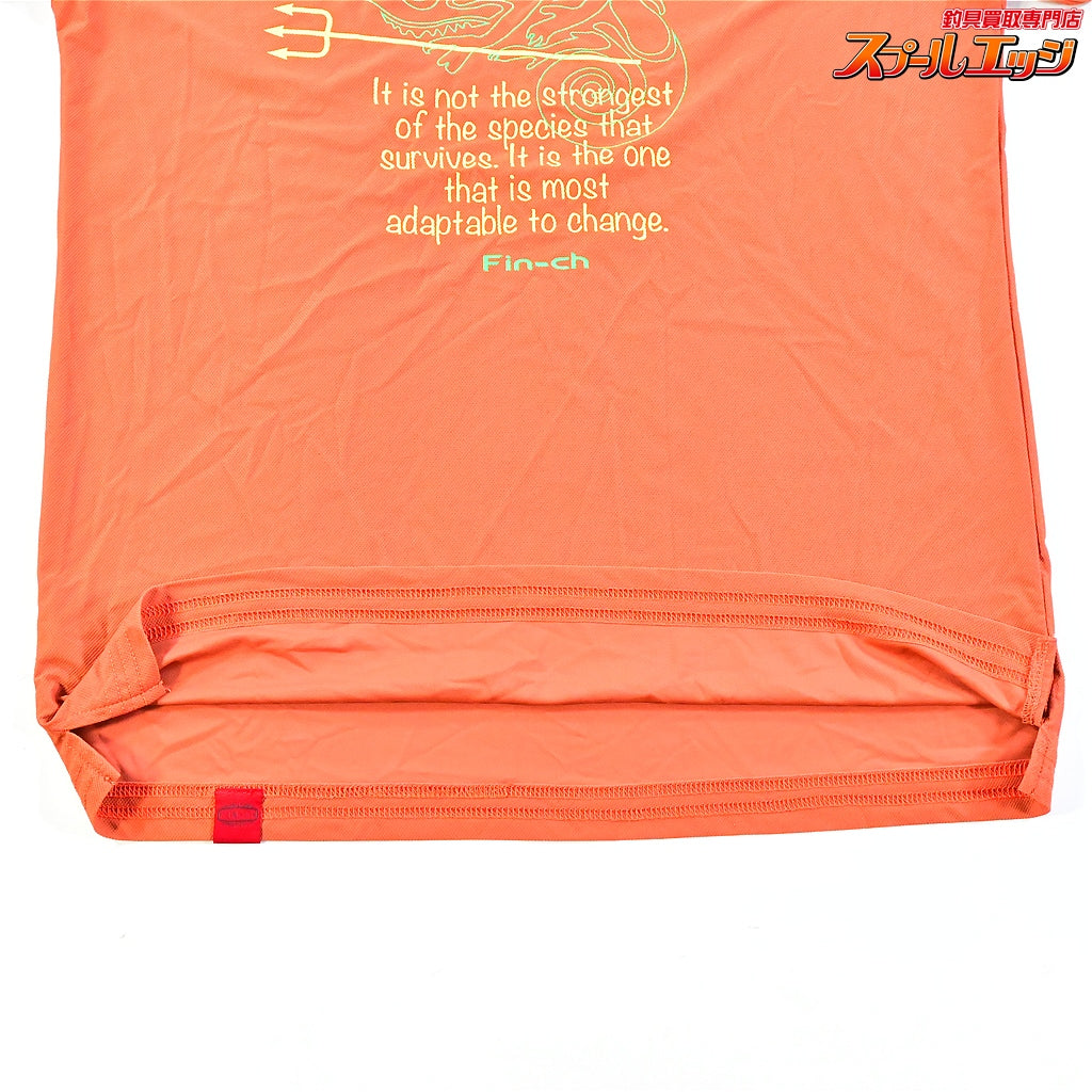 【フィンチ】 マルチェナ シルキークールドライ 銀朱色 サイズXL Fin-ch Marchena silkycooldry K_060
