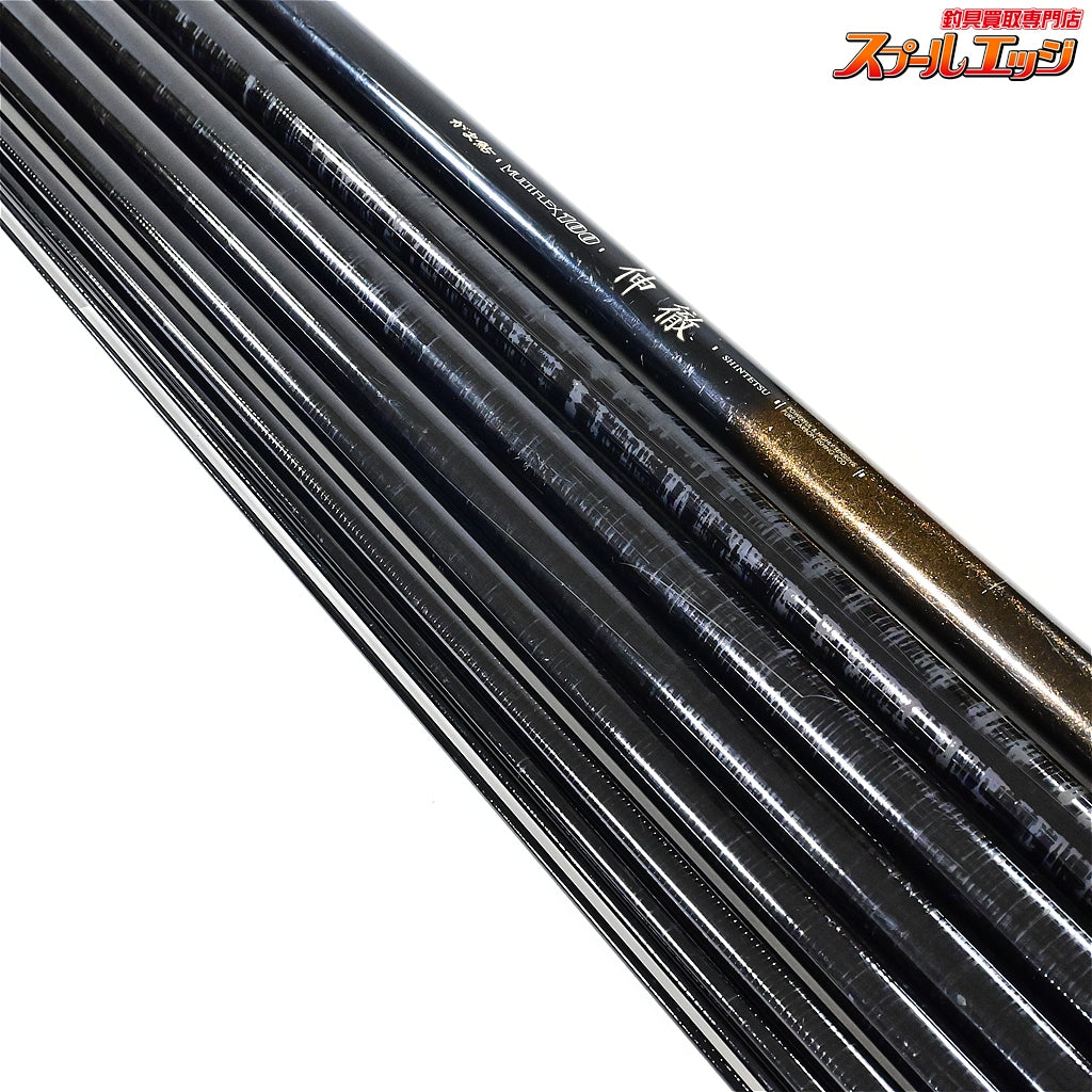 【がまかつ】 がま鮎 マルチフレックス 100 伸徹 硬調 80-90 替え穂2本付 GAMAKATSU MULTIFLEX SHINTETSU アユ K_179