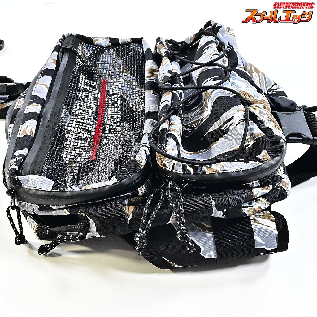 【スイムベイトアンダーグラウンドxスーパーベイト】 タンクバッグ タイガーカモ SWIMBAIT UNDERGROUNDxSUPERBAIT TANKBAG K_100