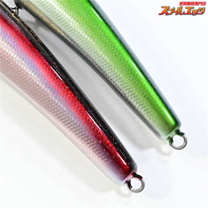 【ウッドリーム】 アキヤ 200 グリーンバックラメ&ワインバックラメ 2個セット Woodream Akiya 海水用ルアー K_060